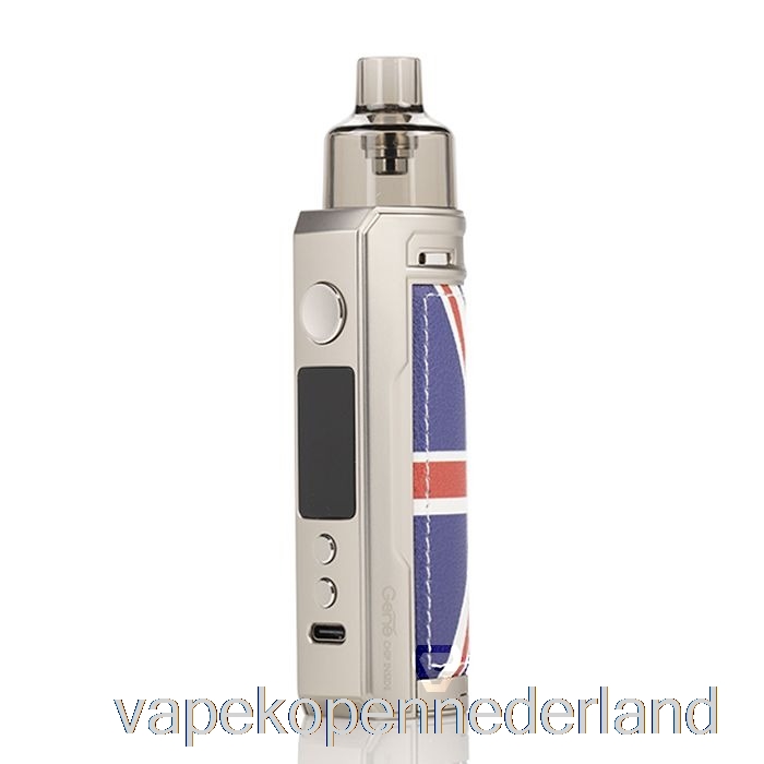 Elektronische Sigaret Vape Voopoo Drag X 80w Pod Mod Kit Zilveren Ridder